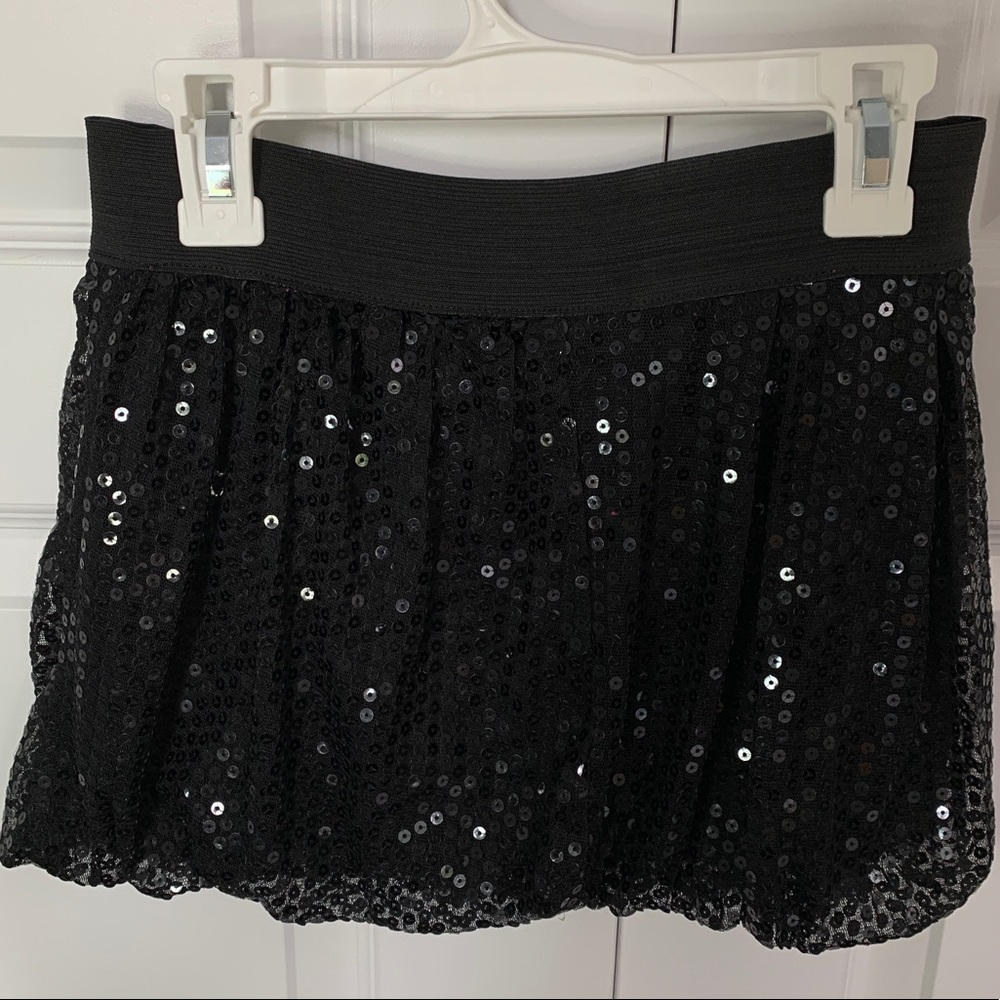 COPY - Black Sequence Kid's Skirt size: S
